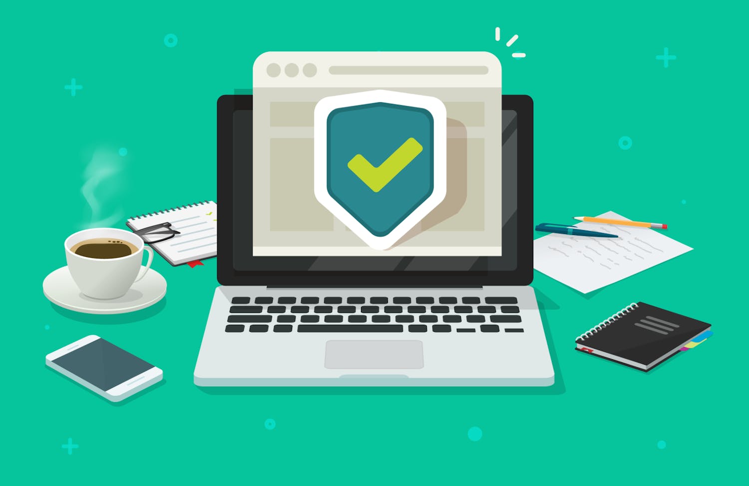 Sikker nettleser: En sikker nettleser gjør det mulig å beskytte private data.